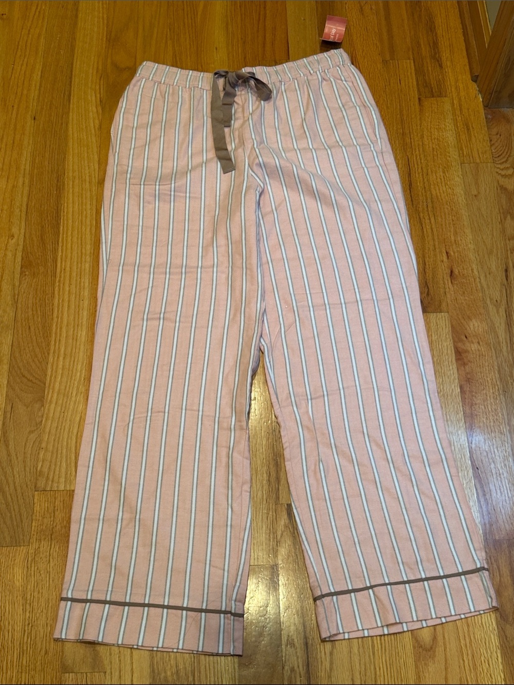 State of Day Pink Striped Women's Medium Lounge Pajama Pants NWT